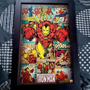 The Invincible Iron Man Marvel Comics Poster